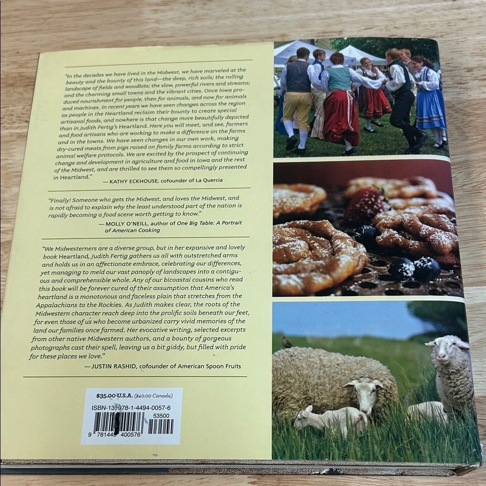 Heartland The Cookbook by Judith Fertig - Red Farmhouse Cover